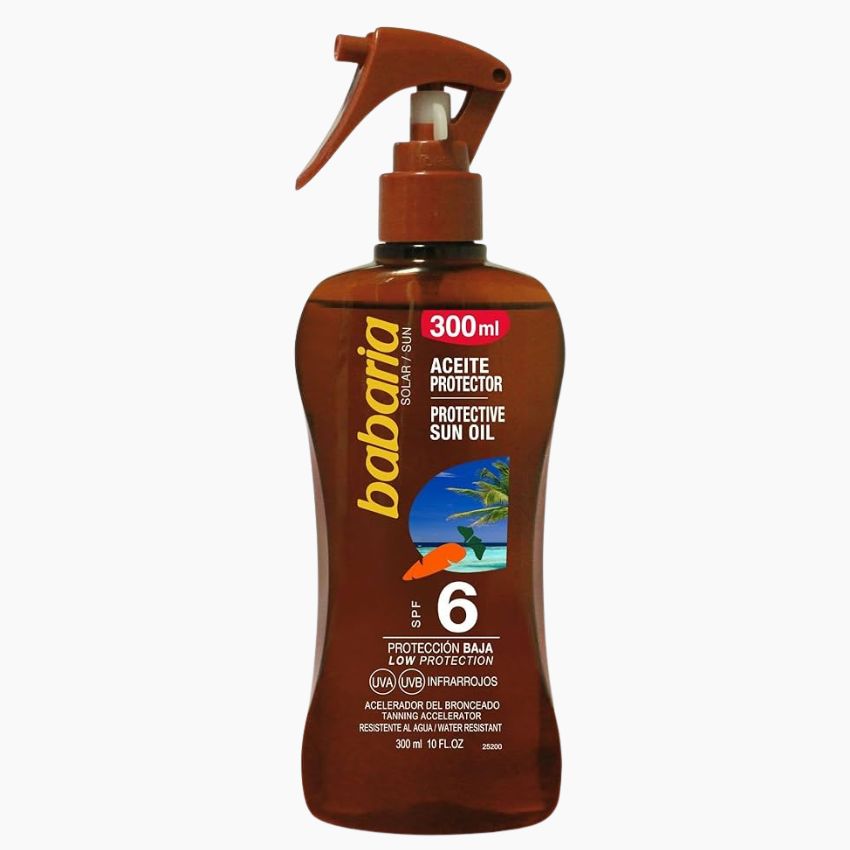 BABARIA - SPRAY HUILE SOLAIRE SPF6 300ML