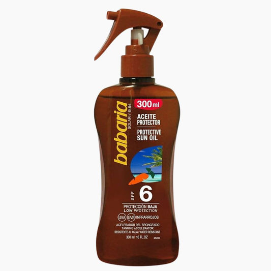 BABARIA - SPRAY HUILE SOLAIRE SPF6 300ML