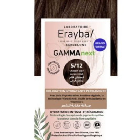 ERAYBA/-GAMMA NEXT 5/12 CHATIN CLAIR CENDRE IRISE