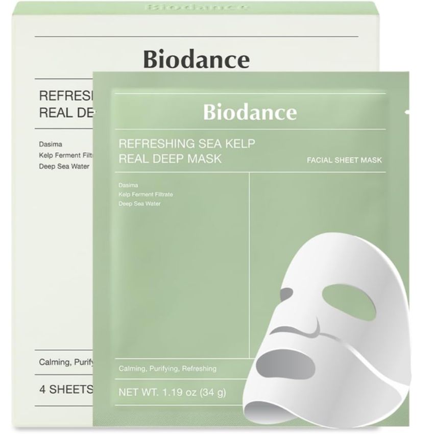 BIODANCE - REFRESHING SEA KELP MASK PACK DE 4