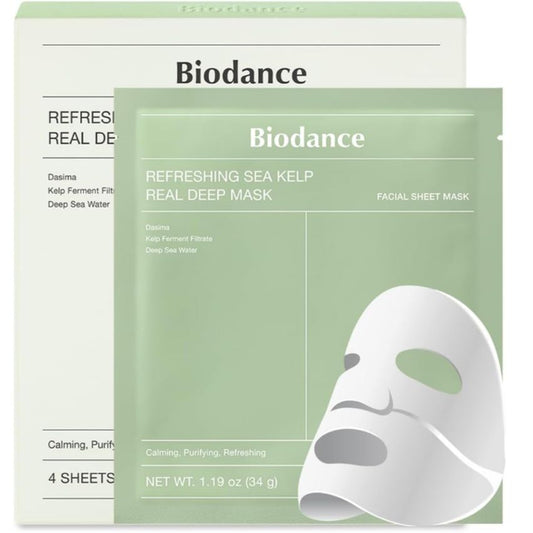 BIODANCE - REFRESHING SEA KELP MASK PACK DE 4