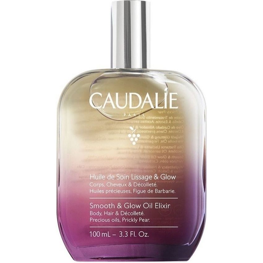 CAUDALIE - HUILE DE SOIN LISSAGE ET GLOW CORPS CHEVEUX ET DECOLLETE 100ML