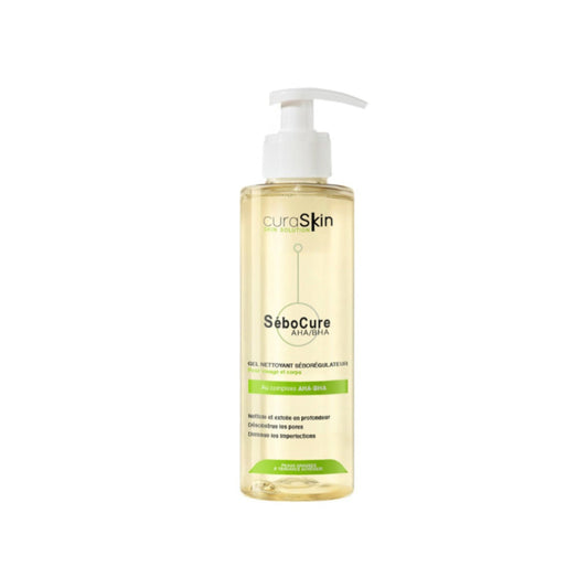 CURASKIN - SEBOCURE GEL NETTOYANT 200ML