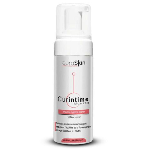 CURASKIN-CURINTIME MOUSSE INTIME APAISANTE 150ML