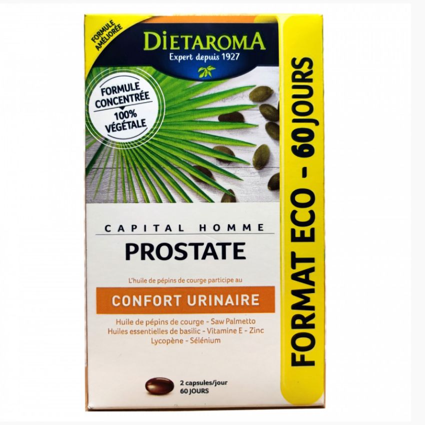 DIETAROMA - CAPITAL HOMME PROSTATE 60 CAPSULES 30 JOURS