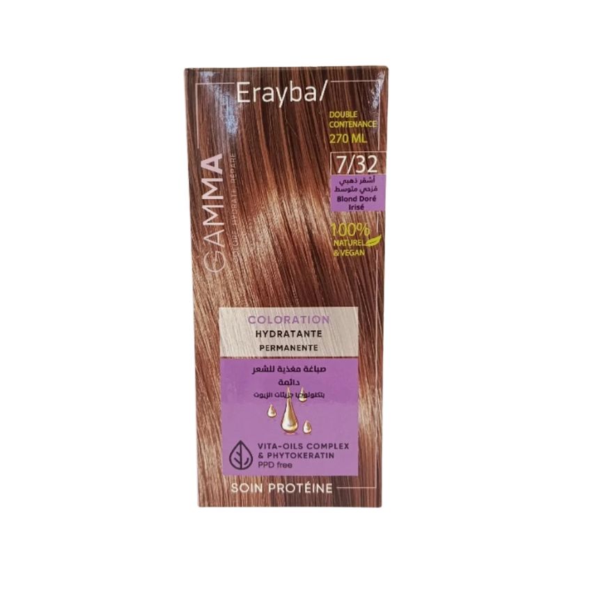 ERAYBA - GAMMA COLOR 7/32 BLOND DORÉ IRISÉ