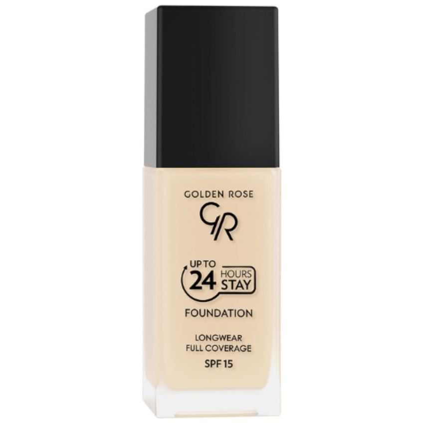 GOLDEN ROSE - UP TO 24 HOURS STAY FOUNDATION SPF15 NO 01