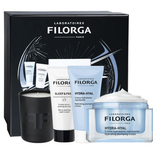 FILORGA - HYDRA-HYAL COFFRET AVEC MINI BOUGIE PEAUX DÉSHYDRATÉES