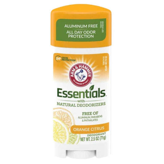 ARM & HAMMER - ESSENTIALS WITH NATURAL DEODORIZERS, DEODORANT, ORANGE CITRUS
