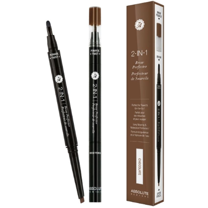 ABSOLUTE - 2 EN 1 BROW PERFECTER CHOCOLATE