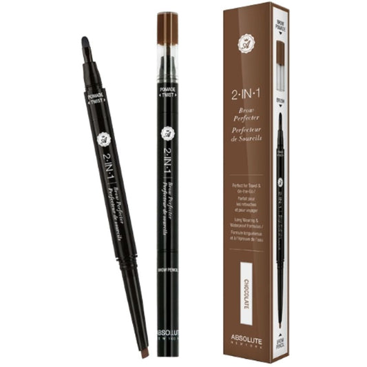 ABSOLUTE - 2 EN 1 BROW PERFECTER CHOCOLATE