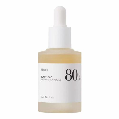 ANUA - HEARTLEAF 80 MOISTURE SOOTHING AMPOULE 30ML