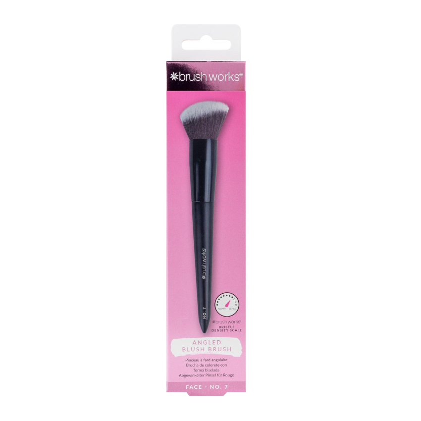 BRUSHWORKS - NO. 7 ANGLED BLUSH BRUSH