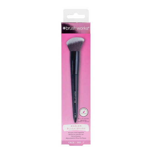 BRUSHWORKS - NO. 7 ANGLED BLUSH BRUSH
