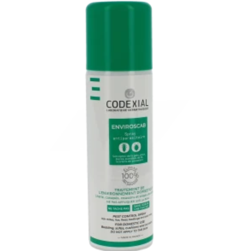 CODEXIAL – ENVIROSCAB AEROSOL ANTIPARASITAIRE (BIOCIDE) – 200 ML