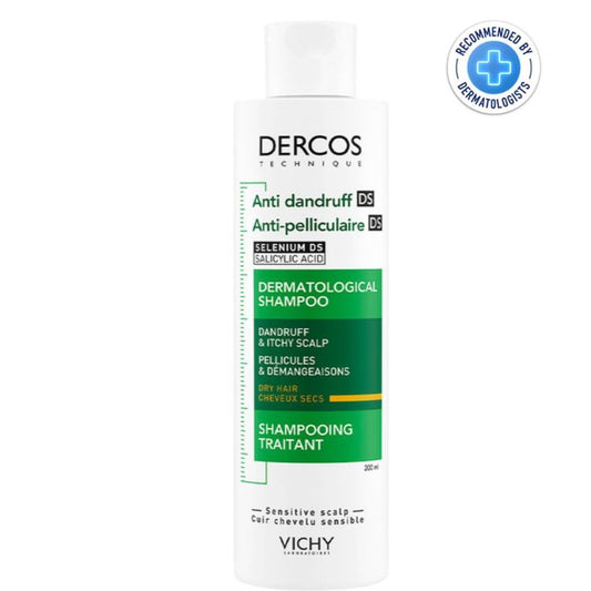 DERCOS - SHAMPOING ANTI-PELLICULAIRE CHEVEUX SECS