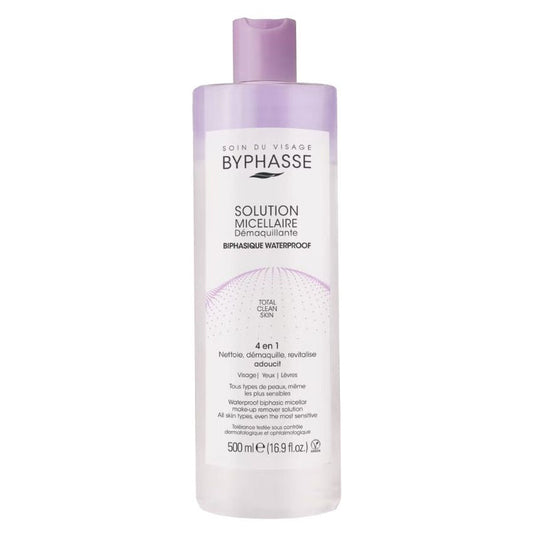 BYPHASSE - SOLUTION MICELLAIRE DEMAQUILLANTE WATERPROOF 500ML