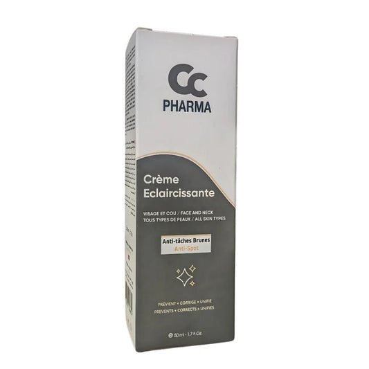 CC PHARMA CRÈME ECLAIRCISSANTE VISAGE & COU SPF 30 50ML