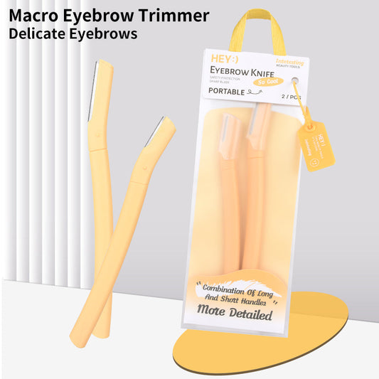 HEY - RASOIRS À SOURCILS DE PRÉCISION – 2 PIÈCES