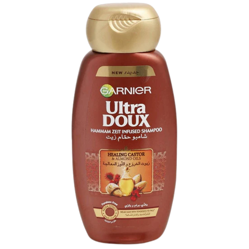 GARNIER - ULTRA DOUX SHAMPOOING RICIN/AMANDE 200ML