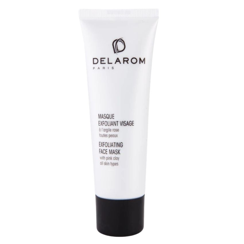 DELAROM - MASQUE EXFOLIANT VISAGE A L'ARGILE ROSE 50ML