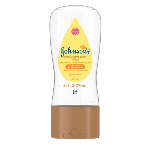 JOHNSON'S - BABY HUILE GEL HYDRATANTE AU BEURRE DE CACAO - 192 ML