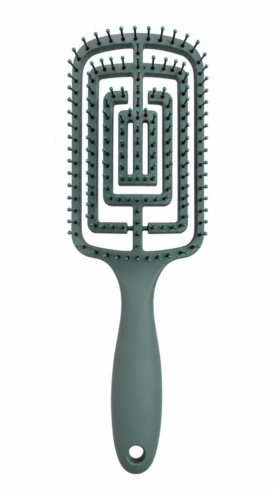 CECILIA - BROSSE CHEVEUX DETANGLER LK-29 VERT ROYAL