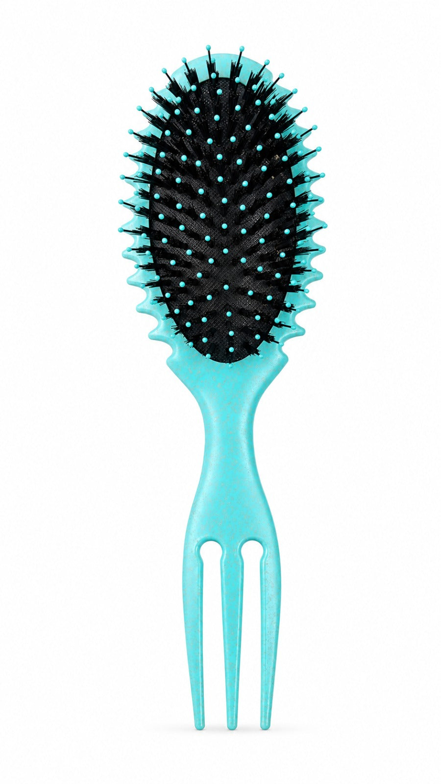 CECILIA - BROSSE CHEVEUX BOUCLES OVALE VERT 2038