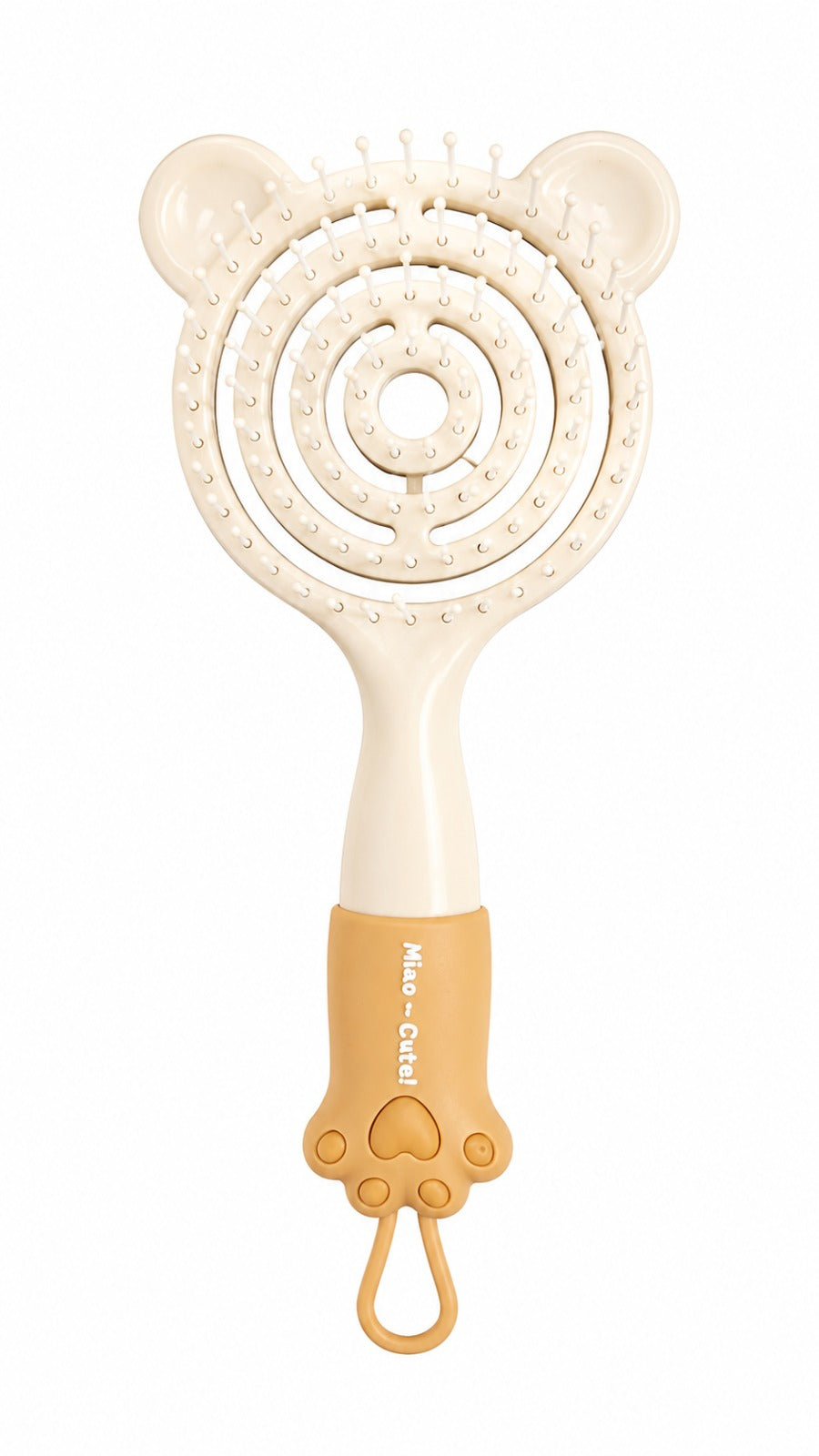 CECILIA - BROSSE CHEVEUX ENFANT ROND BEIGE 2057