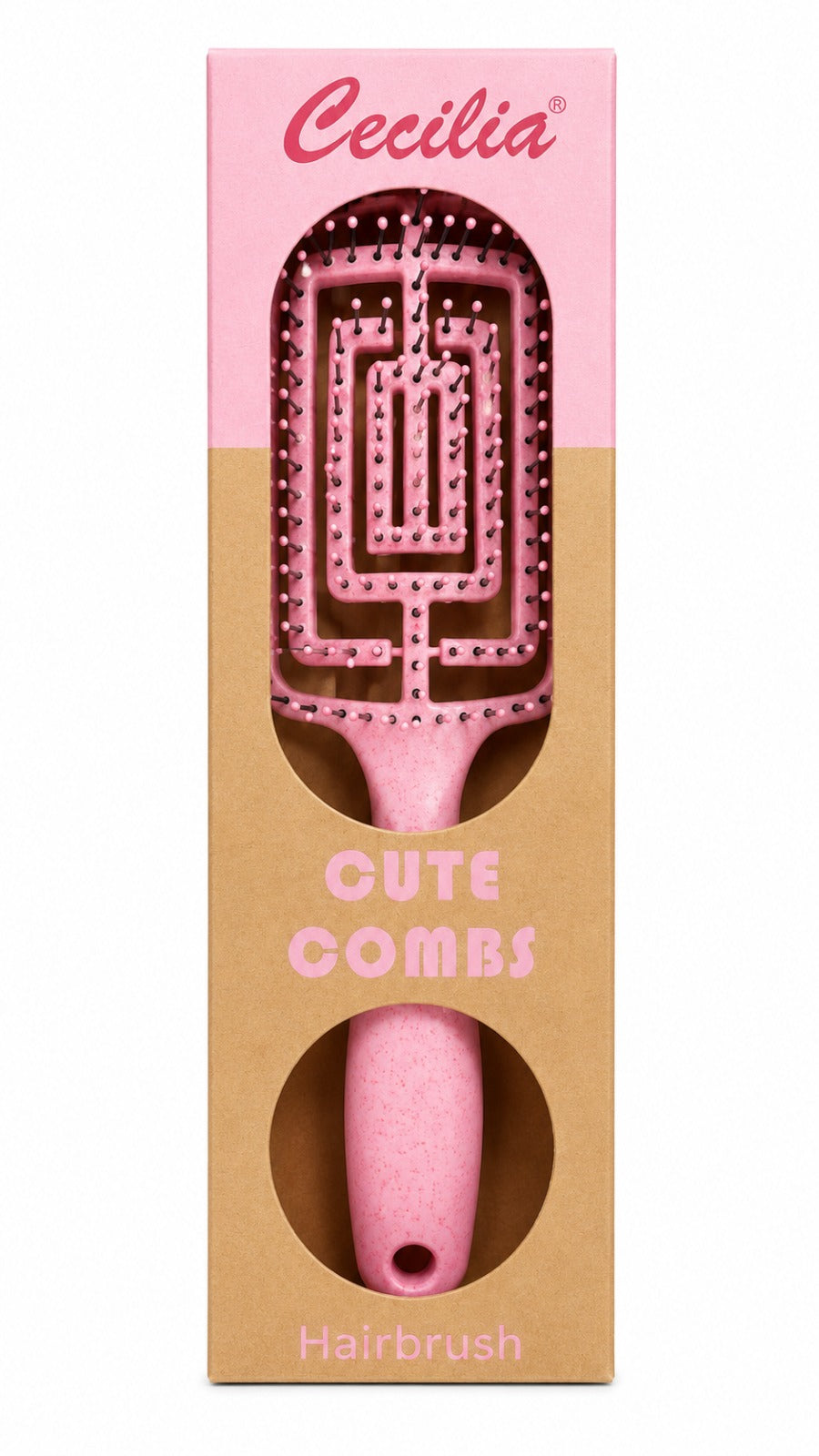 CECILIA - BROSSE CHEVEUX DETANGLER LK-29MSH ROSE