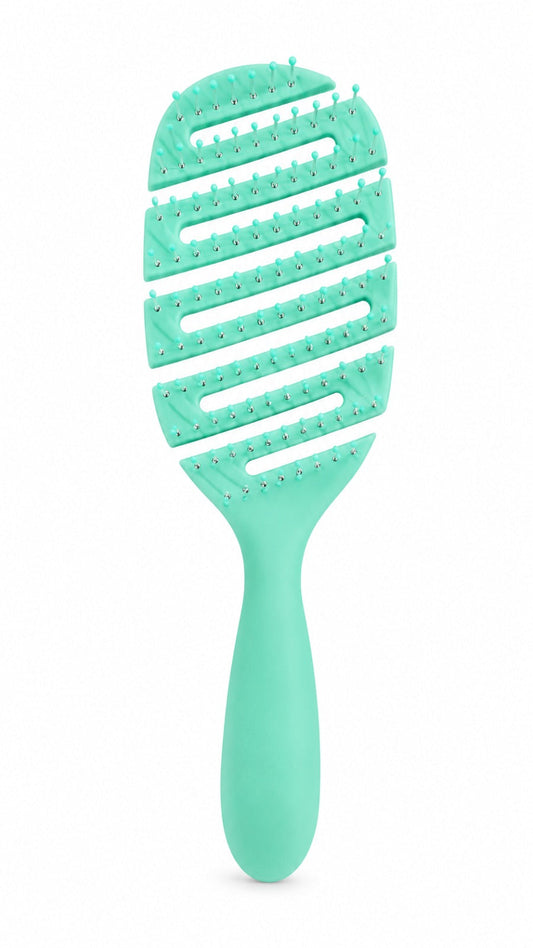CECILIA - BROSSE CHEVEUX DETANGLER CARRE VERT HH2363