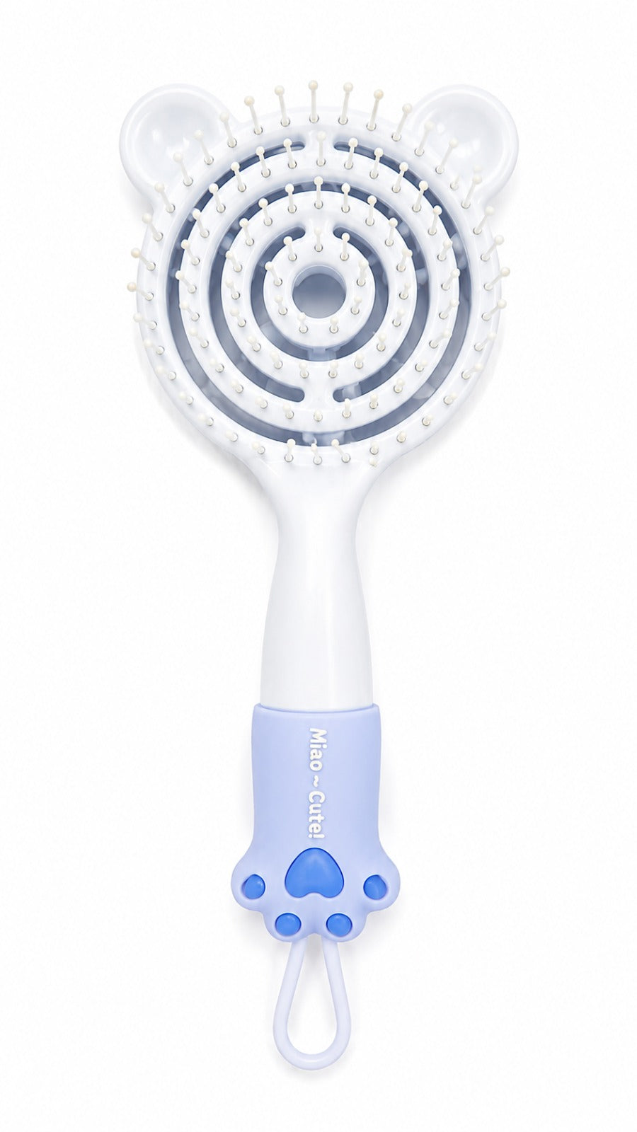 CECILIA - BROSSE CHEVEUX ENFANT ROND BLEU 2057