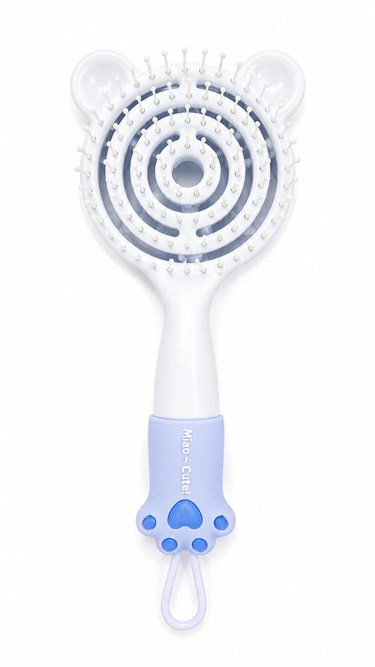 CECILIA - BROSSE CHEVEUX ENFANT ROND BLEU 2057