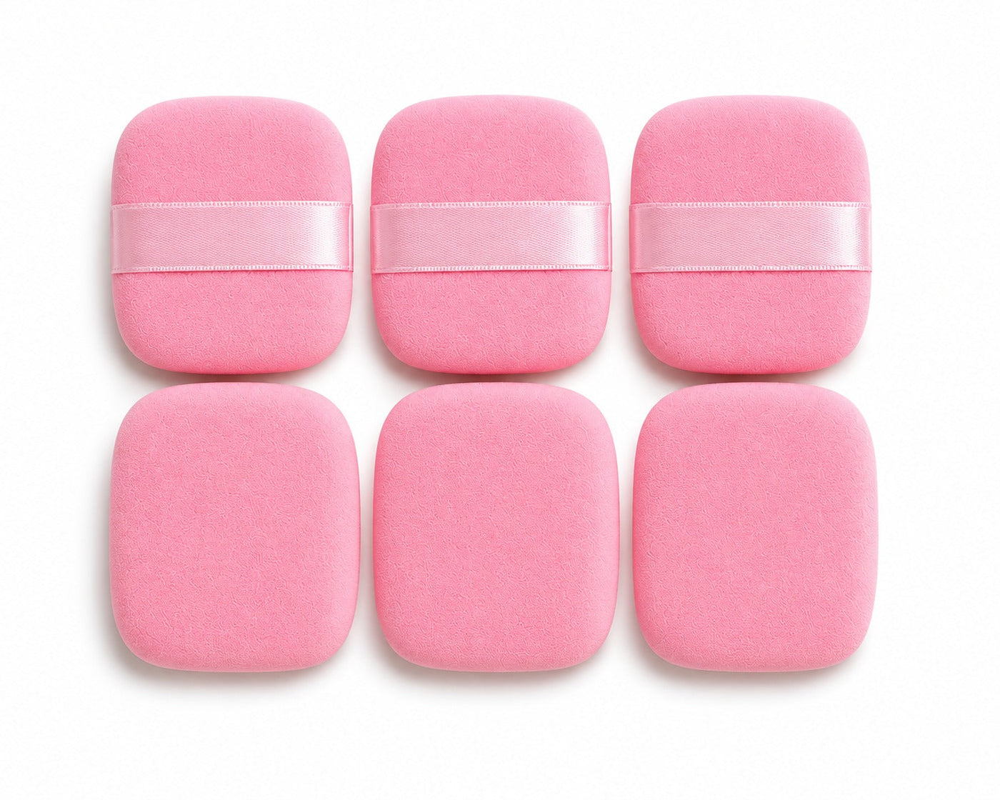 GOODA - EPONGES CARRES 6 PIECES ROSE