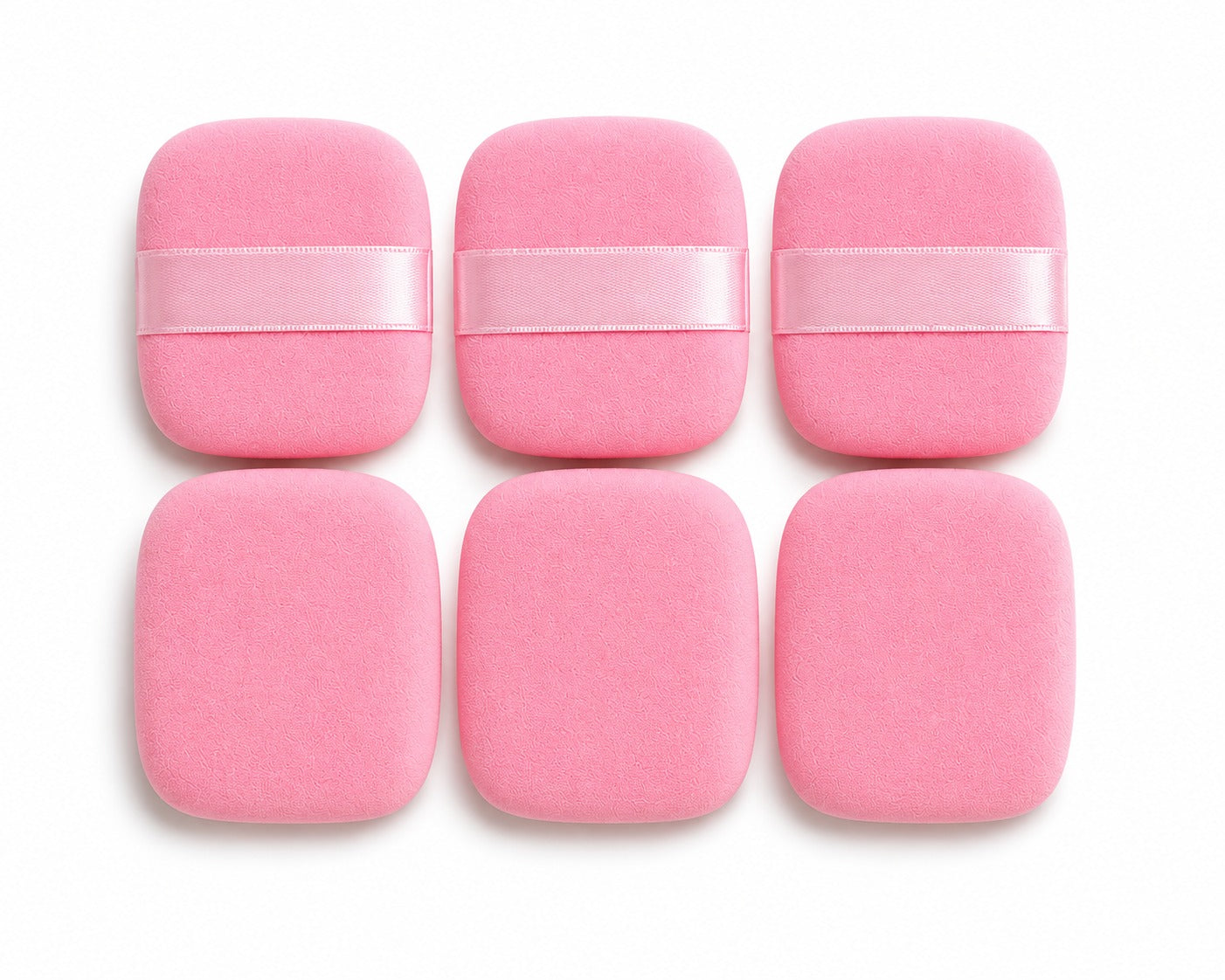 GOODA - EPONGES CARRES 6 PIECES ROSE