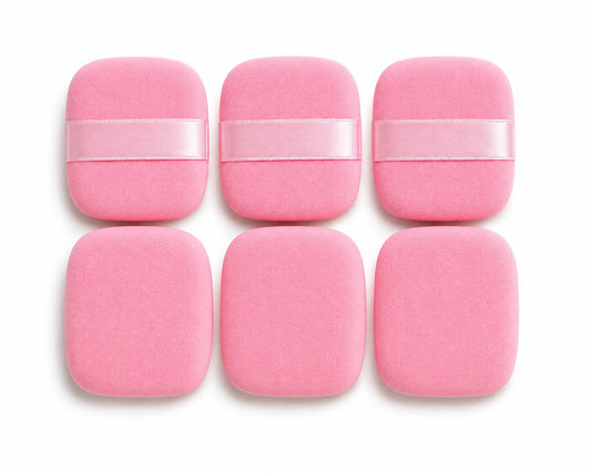 GOODA - EPONGES CARRES 6 PIECES ROSE