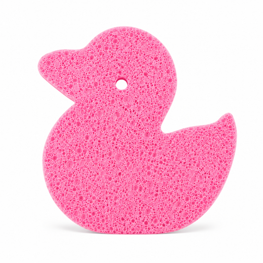 GOODA - EPONGE DE BAIN CANARD ROSE