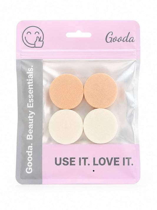 GOODA - EPONGES RONDS 4 PIECES