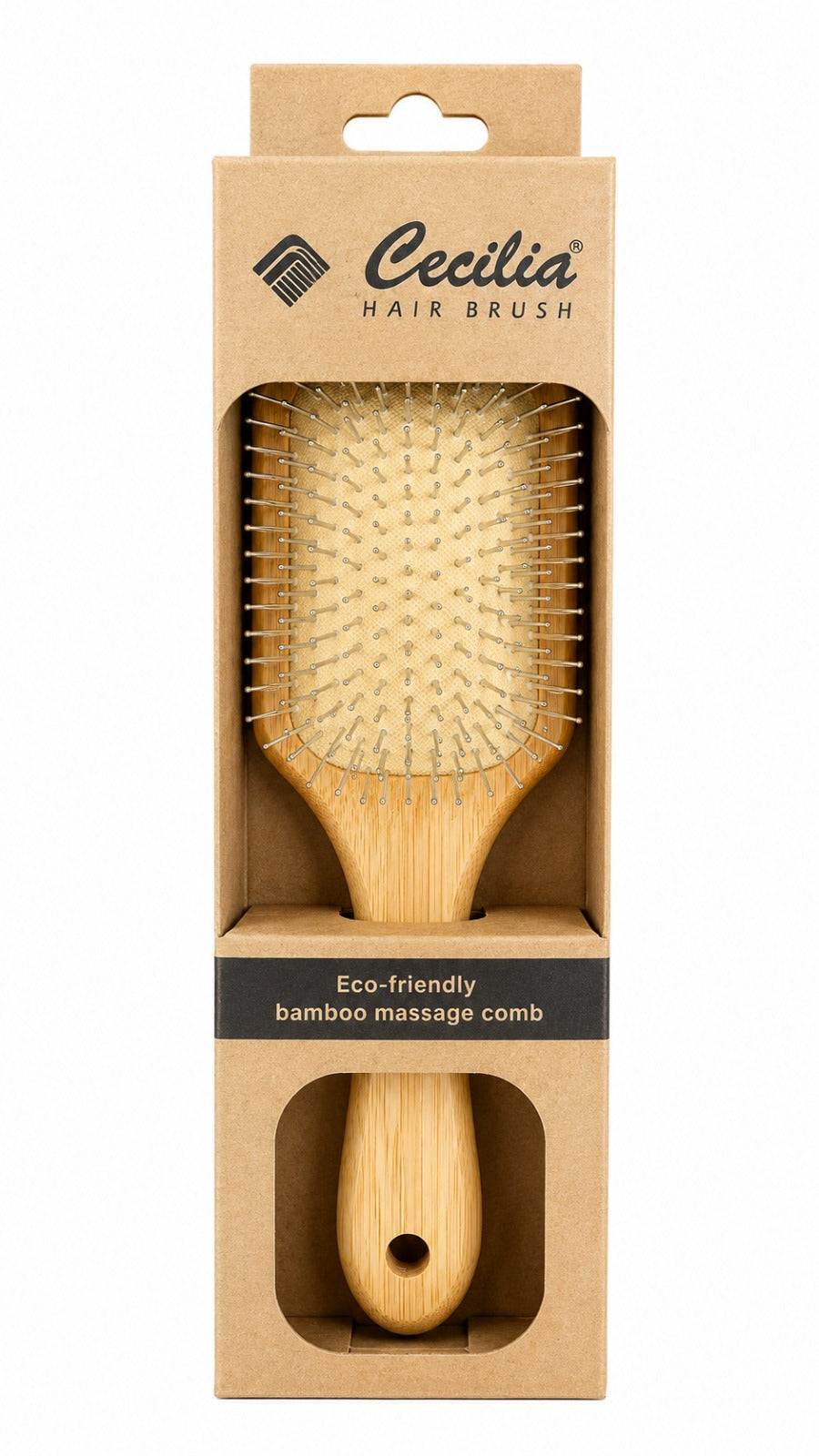 CECILIA - BROSSE CHEVEUX BOIS 155SHR
