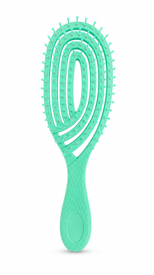 CECILIA - BROSSE CHEVEUX DETANGLER OVALE VERT HH2394