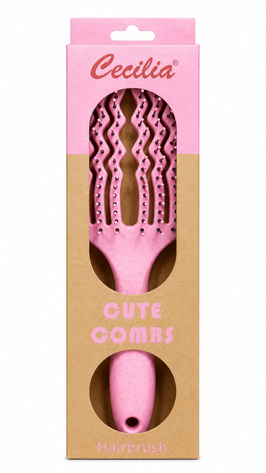 CECILIA - BROSSE CHEVEUX DETANGLER 2M102-MSH ROSE