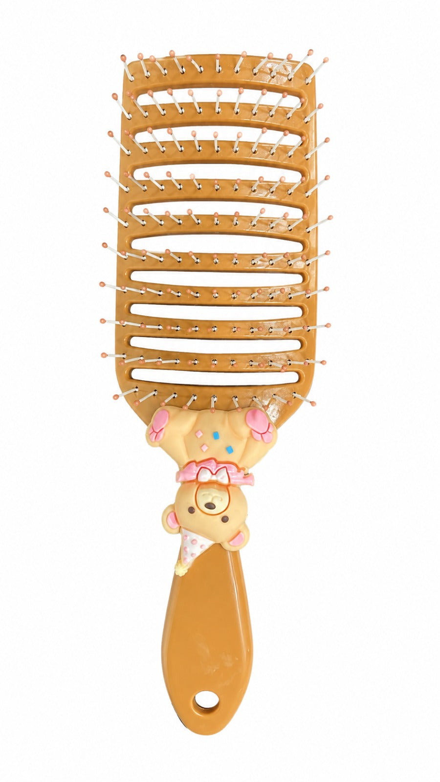 CECILIA - BROSSE CHEVEUX ENFANT CARRE MARRON 2133
