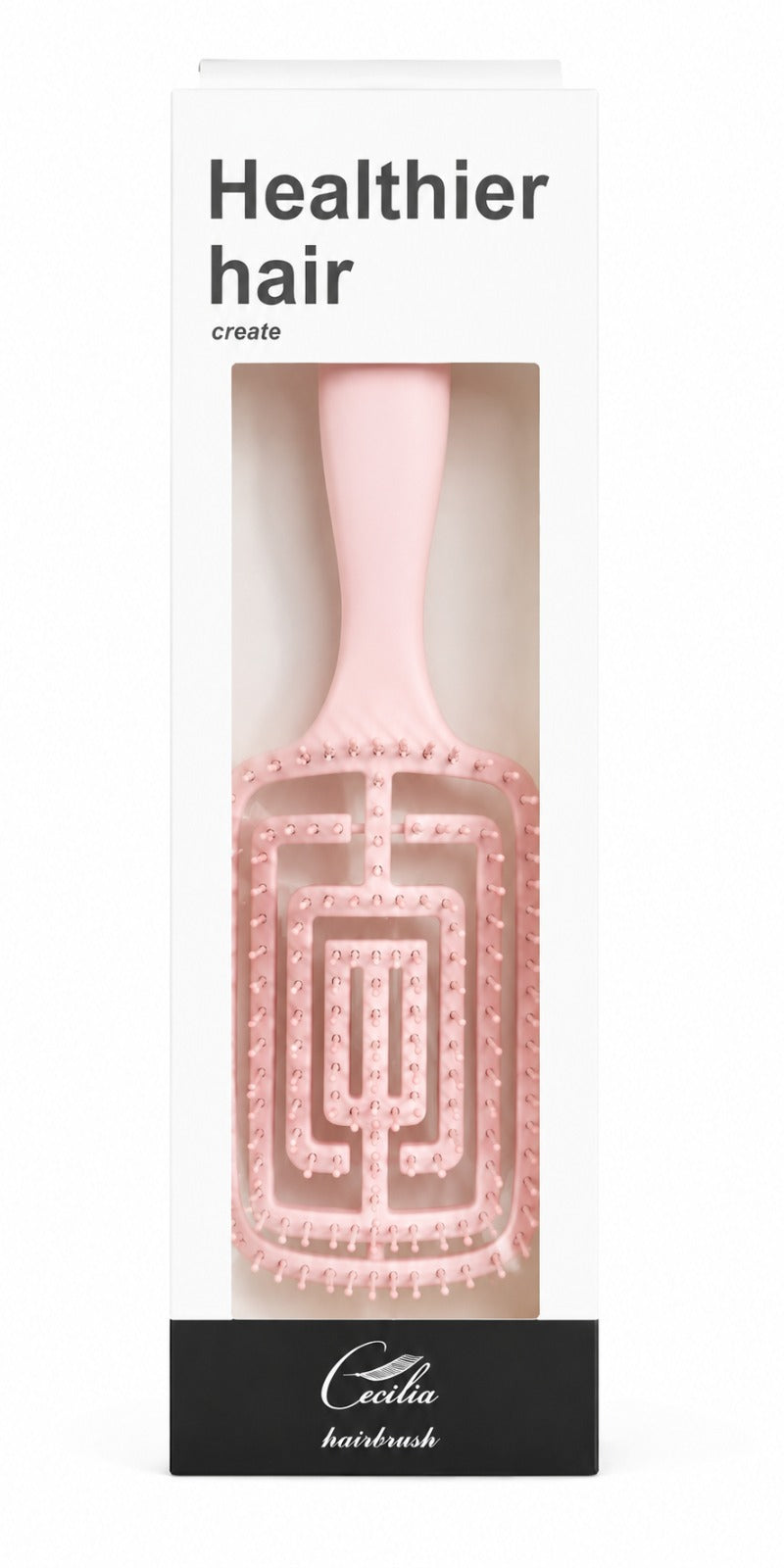 CECILIA - BROSSE CHEVEUX DETANGLER LK-29 ROSE