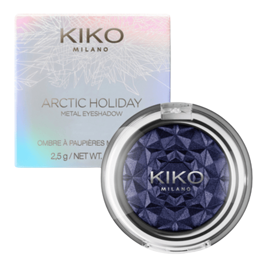 KIKO - ARTIC HOLIDAY OMBRE A PAUPIERES MÉTALIQUE 03 MYSTERIOUS BLUE - Beauté Maroc