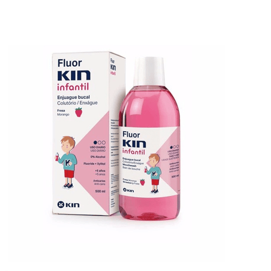KIN - FLUORKIN BAIN DE BOUCHE ENFANTS 500ML - Beauté Maroc