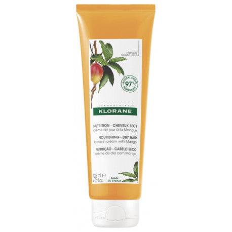 KLORANE -CREME DU JOUR MANGUE CHEVEUX SECS 125ML