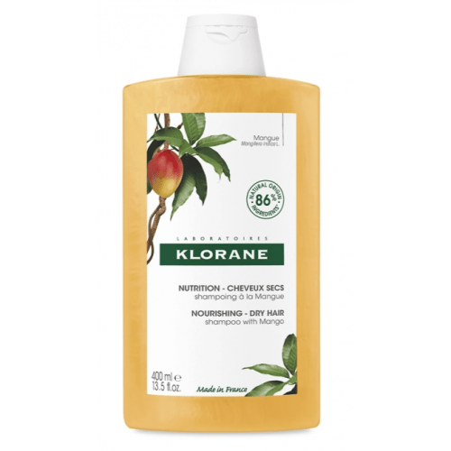 KLORANE - SHAMPOOING BEURRE DE MANGUE CHEVEUX SECS 400ML - Beauté Maroc